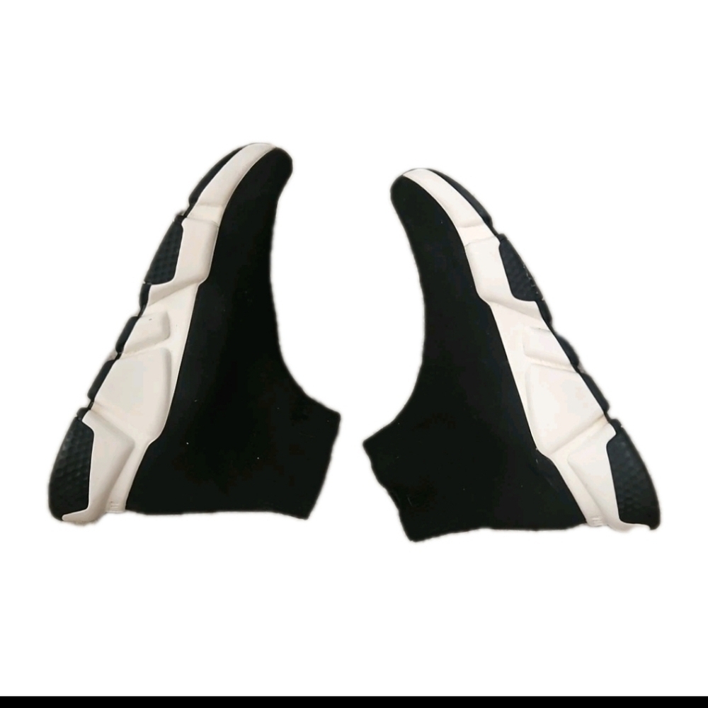 Balenciaga Womens Black And White Speed 2.0 Knit Sock Trainer Designer Sneaker 6 - Picture 7 of 14